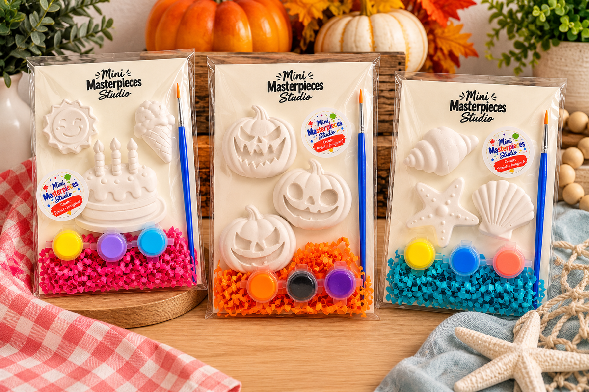 Trio Paint-Your-Own Plaster Kit