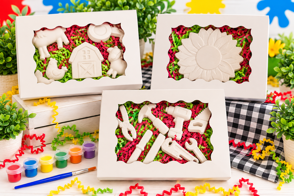 Large Paint-Your-Own Plaster Kit – Mini Masterpieces Studio by DCoe